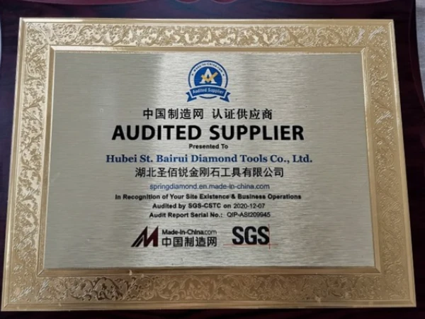 SGS Audited Supplier & Made-in-China Verified SGS Audited Supplier & Made-in-China Verified